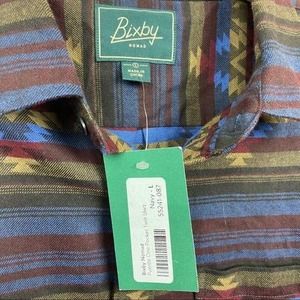 Bixby Nomad Southwestern Print Mens Shirt Large NWT
